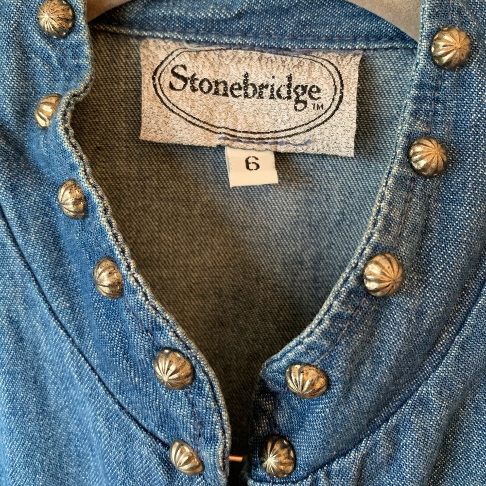 Vintage Denim Button Up - image 4